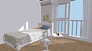 Anime room (girl's bed room) - 3D model by Roy52 (@fodls34)