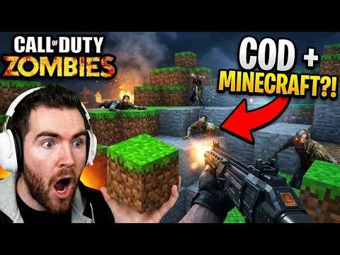 This Custom Zombies Map Is MINECRAFT But On CoD! (Black Ops 3)