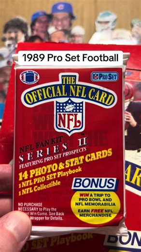 1989 Pro Set Football #footballcards #packopening #junkwax #sportscards #tiktokshop