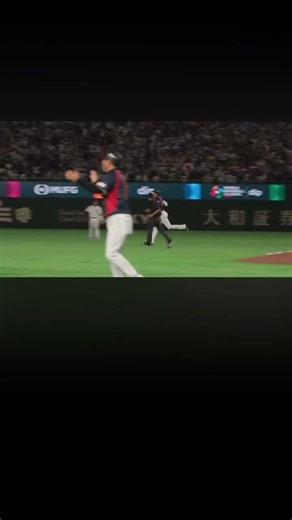 Field view from MLB Shohei, Ohtani grand slam ￼
