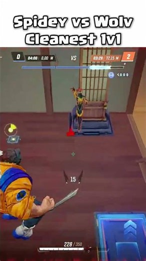 Spidey vs Wolv Cleanest 1v1 🤯