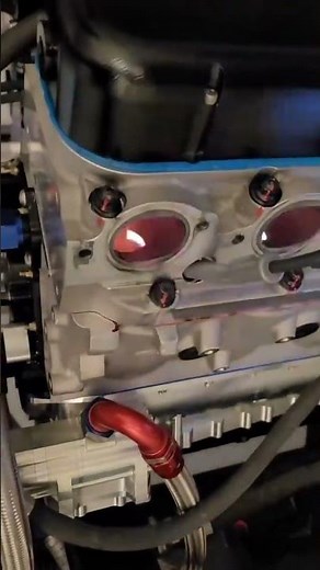 internal combustion (IC) engine mounted on a test be