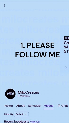 W Reasons. Twitch:MiloCreates #twitch #fyp #viral