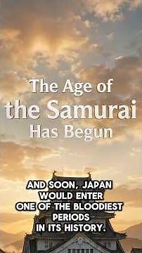 How the Samurai Took Over Japan ⚔️ | Rise of the Samurai in 60 Seconds 🇯🇵 #japan