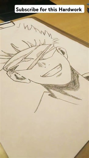 Drawing the Strongest Sorcerer: Satoru Gojo 🔵🔴