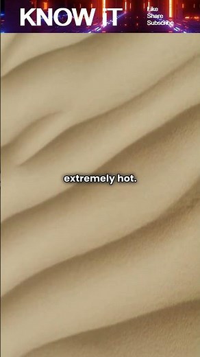 Why do Deserts get extremely Cold at Night?