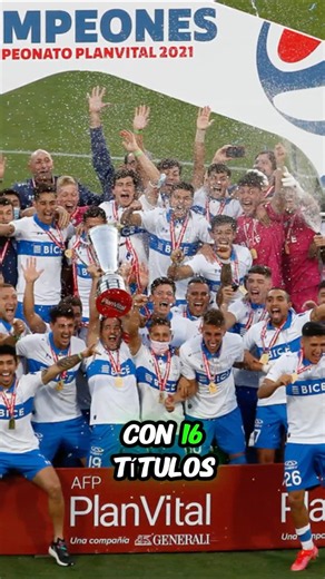 🏆 Top 5 clubs with the most Primera División titles in Chile 🇨🇱 #ChileanSoccer