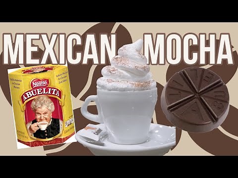 Quick Easy Mexican Mocha Coffee Recipe - Using Mexican Abuelita Hot Chocolate