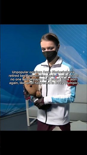 Anna won't compete again #figureskating #iceskating #olympics