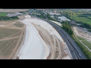 M3 Junction 9 Late July 2025 Update | Northbound Contraflow & Progress Highlights (Drone View)