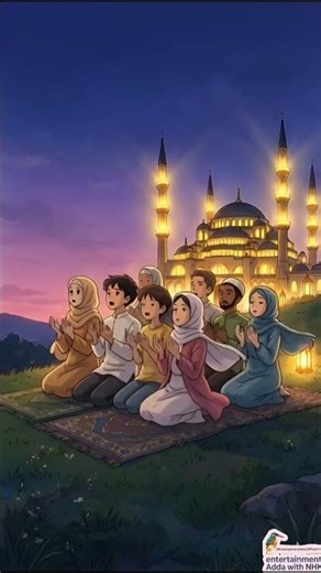 Ramadan Iftar with Friends 🌙✨ | Ghibli Style Heartwarming Short | Roza Iftar