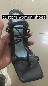 XINZI RAIN Customize Female Sandals Open Toe Slip on Women Thin Heel Sandals With Comfortable Insole