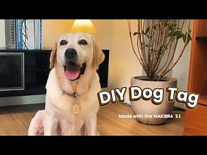 🐾 Personalized Dog Tag? So Easy with Makera Z1!
