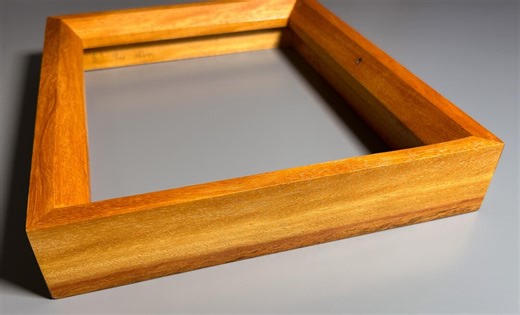 8x10 Inch (20x25 Cm) Handmade Box Elder (manitoba Maple) Frame – One of a Kind Exotic Hardwood Frame With Glass & Mat, Modern Decor - Etsy