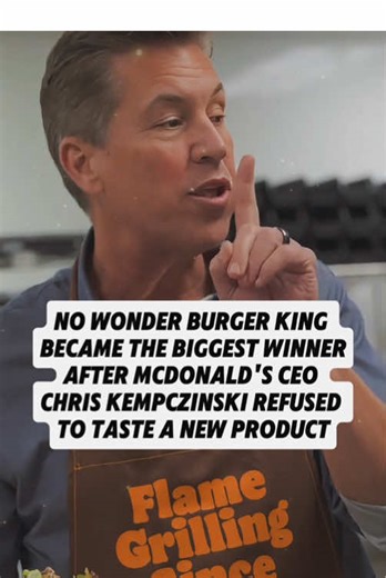 No wonder Buger King became the biggest Winner, after McDonald’s CEO Chris Kempczinski refused to taste a new product #chriskempczinski #mcdonalds #fyp #tiktok #celebrity