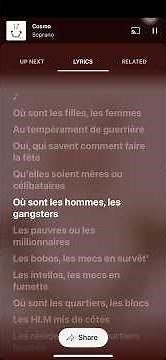 cosmo soprano lyrics