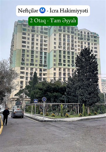 📍Neftçilər Metrosuna Yaxın ⚜️İcra Hamiyyətinin arxasında ⚜️Yeni Tikili ⚜️Təmirli ⚜️Təmirdən Sonra az Yaşayış olub ⚜️Tam Əşyalı Satılır ⚜️Kondisionerlər Xaric ⚜️Mərtəbə Sayı 19 ⚜️Yerləşdiyi mərtəbə 12 ⚜️2 Otağa Düzəlmə ⚜️Əşyalı Satılır ⚜️Ümumi sahəsi 71 kvadrat ⚜️Sənəd Müqavilə 〽️Qiyməti Sonda Deyilib