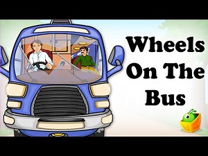 The Wheels On The Bus Go Round and Round | English Song | Animated Nursery Rhymes For Children