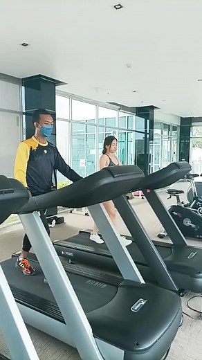 This is the proper way of using the Tread Mill!!! With dance steps and music!!!! #KaTerbs #TeamHilas #koreananghilas | Terbal Arenip