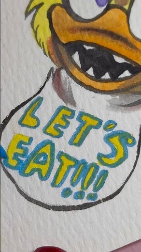 How to Draw CHICA 🐥 (FNaF) #art #fanart #drawing