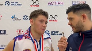 10K views · 166 reactions | CHAMPION'S INTERVIEW 壘 Northside Boxing Club's Bernie McDonagh says he has waited a long time to be able to call himself a national champion...  #EBNYC23 | England Boxing | Facebook