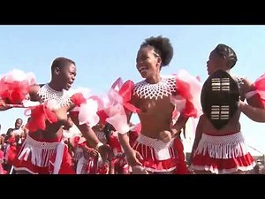 Reed dance ritual isolated tribe African zulu tribes
