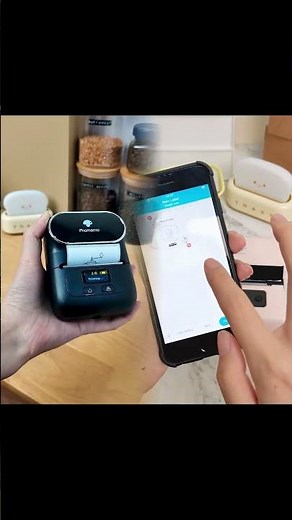 Organizing with Phomemo Label Maker M110 #phomemo #labelmaker #asmr