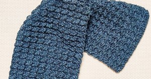 How to Crochet a Scarf Easy Textured Crochet Scarf Pattern