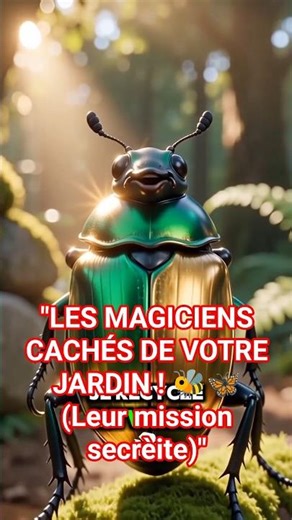 "LES MAGICIENS CACHÉS DE VOTRE JARDIN ! 🐝🦋 (Leur mission secrète)"
