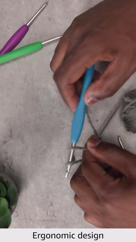 Clover 3672 Amour Crochet Hook Set, 10 sizes