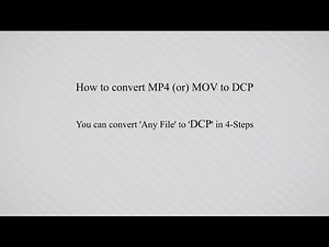 DCP Format || Premier Show || How to convert video to DCP || Tutorial