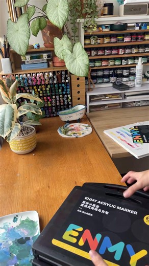 Review acrylic marker Enmy phiên bản black box 80 màu #acrylicmarker | Lê Bảo Châu