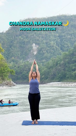 4.5K views · 181 reactions |  Chandra Namaskar – The Moon Salutation...