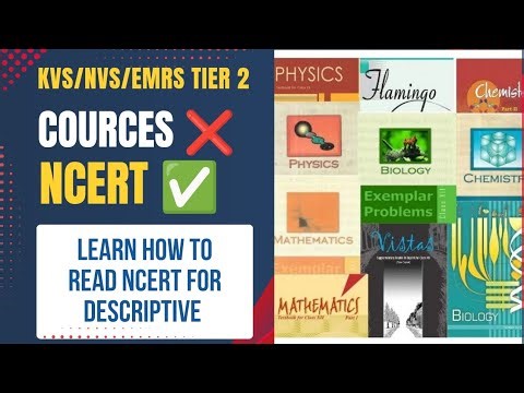 KVS & EMRS Tier-2 Descriptive | Paid Course की जरूरत नहीं | NCERT से ही Selection Strategy