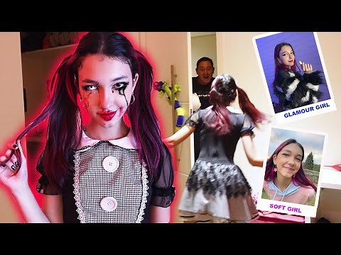 I BECAME THREE STYLES IN 5 MINUTES AND I STILL TROLLED MY DAD | Luluca