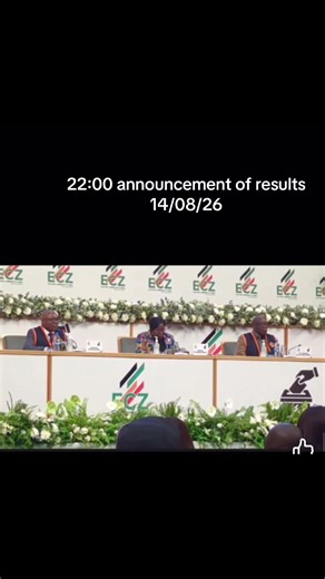 22:00 announcement of results | ECZ live update 14/08/26