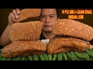 50 PCS OKRA + LECHON KAWALI + MUKBANG ASMR