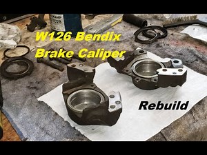 1984 Mercedes 300SD W126 - Finishing Bendix Brake Caliper Rebuild - Plus an Unboxing Surprise !