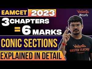 3 Chapters = 6 Marks In Maths | Circles And Conic Sections | EAMCET 2024 | TS & Ap | Goutham Sir
