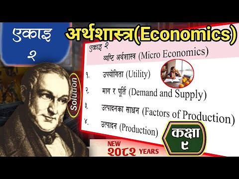 Class 9 Economics Unit 2 | Utility, Demand, Supply, Production Full Exercise Solution