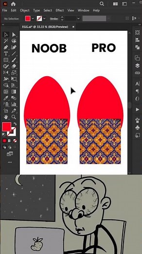 Adobe illustrator 2026 | Beginner Vs Pro #illustratortips #illustratortutorial #shortsviral
