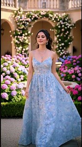 “Fairytale Garden Look ✨🌸 | Elegant Floral Dress Aesthetic” #PositiveVibes #TrendingShorts