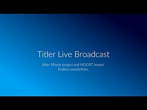 After Effects Import Demo