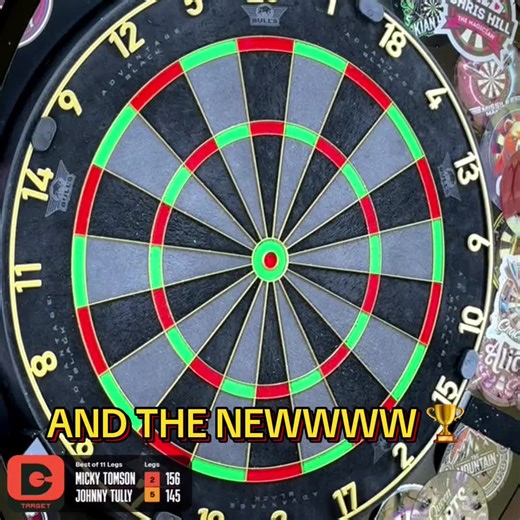 IDL Bulls 9 dart classic champion 💪 145 checkout to take the title as well🎯 #bulls #checkout #darts #cupwinners #onlinedarts @Target Darts @Bull’s Darts @DartCounter @IDLdarts180