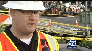 Crews working to restore gas service in Moraga after sinkhole causes gas main break