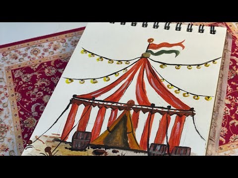 Easy gouache painting tutorial for beginners✨