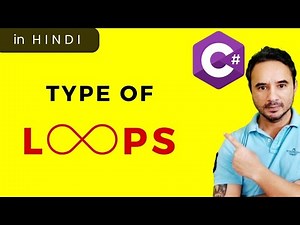 What are the Loop types in C# ?