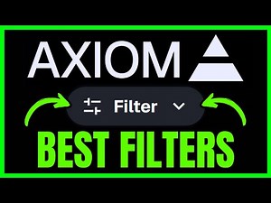 Axiom Pro Trade TUTORIAL For BEST FILTERS And Referral Code (2026)