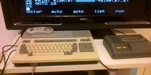 An Old Video Game Controller On Even Older Computer