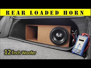 Most Powerful Car Audio Enclosure - Rear Loaded Horn - Skar VXF12 - 5,000 Watt SPL Test